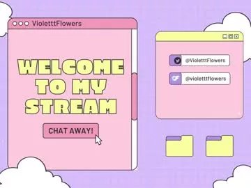 Freechat violetttflowers on Chaturbate